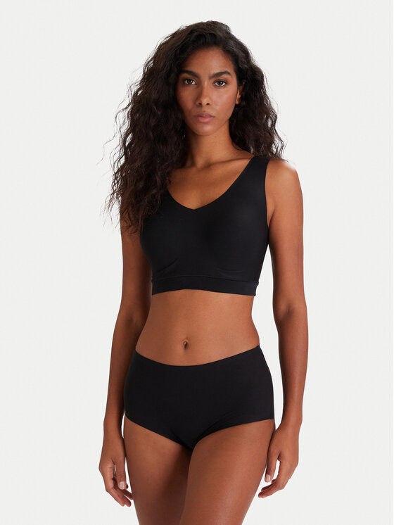 Chantelle Chantelle Klasične spodnje hlačke z visokim pasom Soft Stretch C26470 Črna