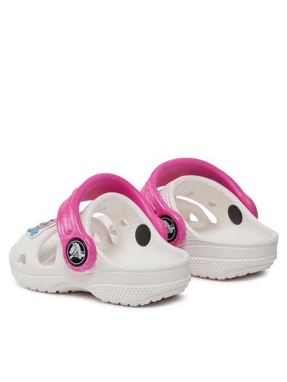 Crocs Crocs Klapki Classic Embellished Sandal T 207803 Biały