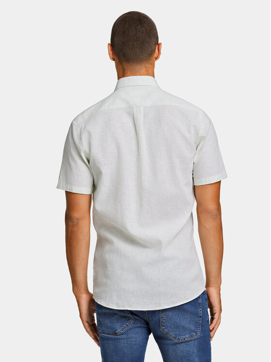 Lindbergh Lindbergh Košeľa 30-203345A Zelená Slim Fit