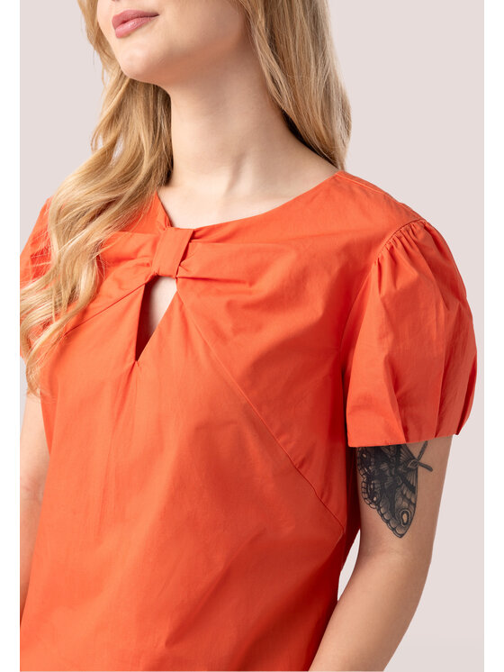 QUIOSQUE QUIOSQUE Sukienka codzienna 4OB002 Pomarańczowy Regular Fit
