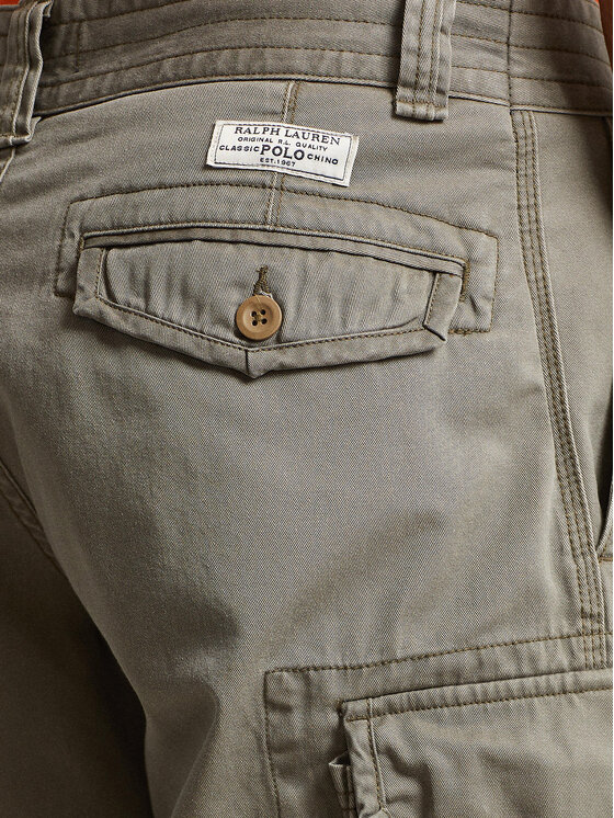 Polo Ralph Lauren Polo Ralph Lauren Pantalon scurți din material 710548502003 Kaki Classic Fit