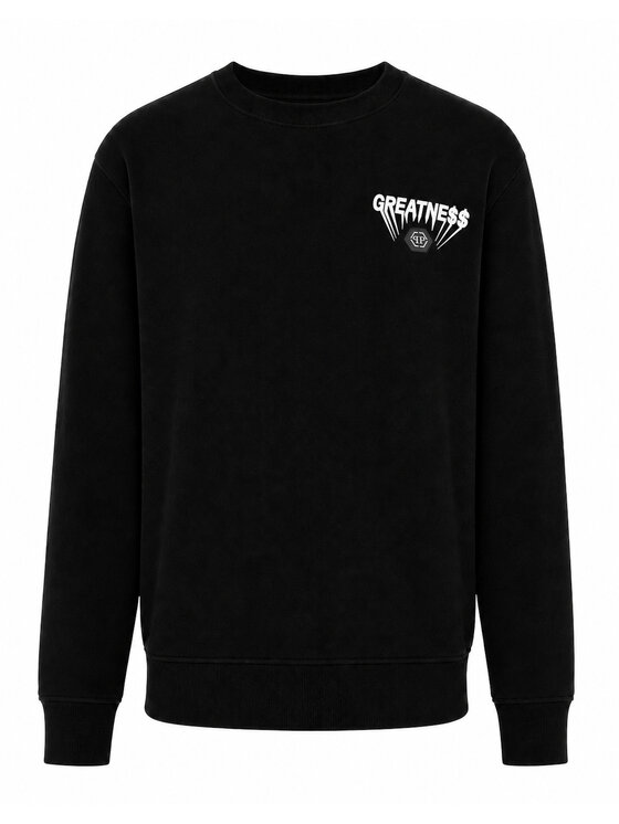PHILIPP PLEIN PHILIPP PLEIN Felpa 25977 Nero Regular Fit