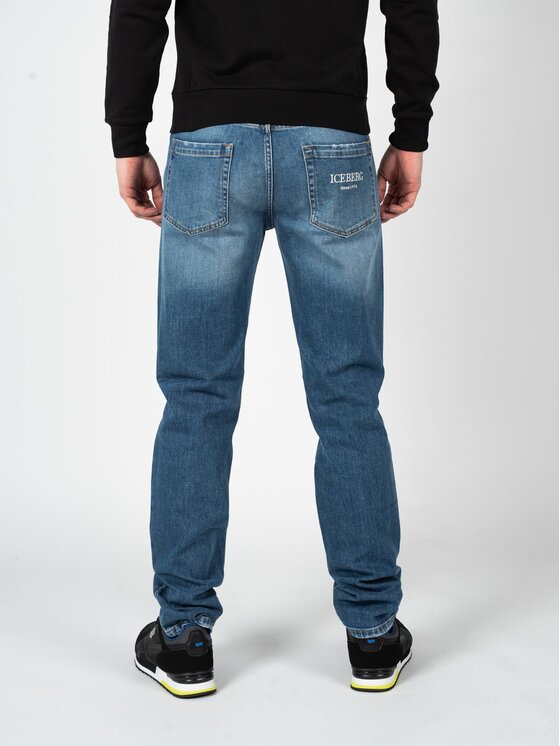 Iceberg Iceberg Jeansy 28016003 Modrá Regular Fit