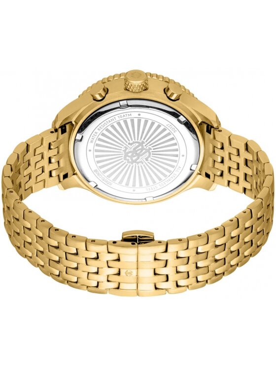 Roberto Cavalli Roberto Cavalli Zegarek RC5G127M0075 Złoty