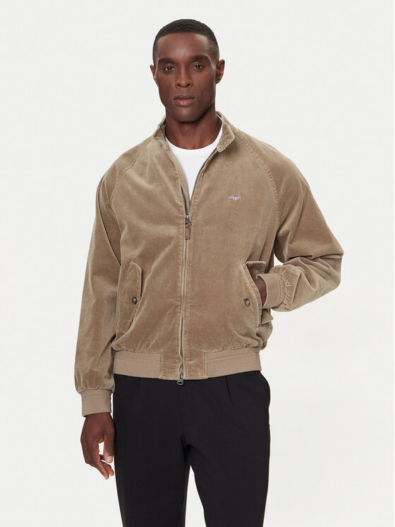 Gant Gant Bomber dzseki Corduroy 7006547 Barna Regular Fit