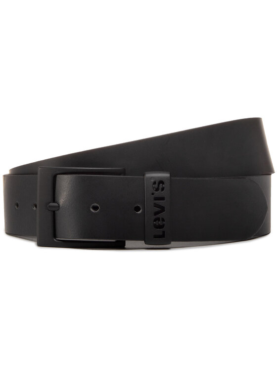 Levi's Ashland, Ceinture cuir noir Homme