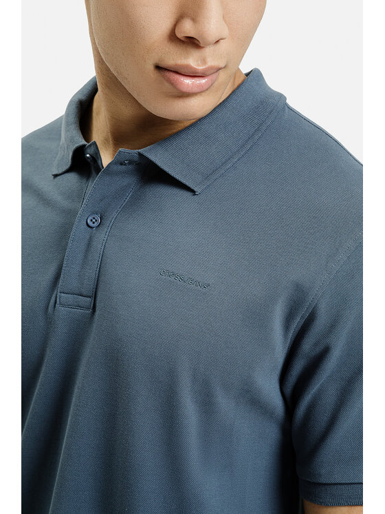 Cross Jeans Cross Jeans Polo 16145-462 Niebieski Regular Fit