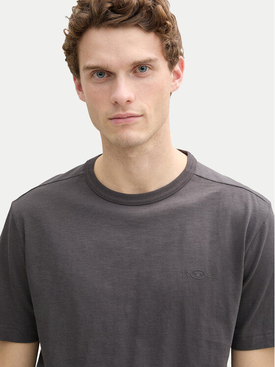 Tom Tailor Tom Tailor Тишърт 1045627 Сив Regular Fit