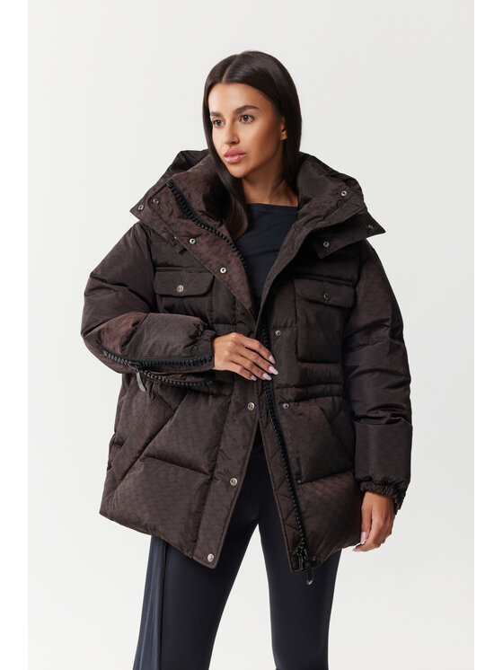 Magda Matyja Magda Matyja Kurtka puchowa ALASKA PUFFER JACKET Brązowy Loose Fit