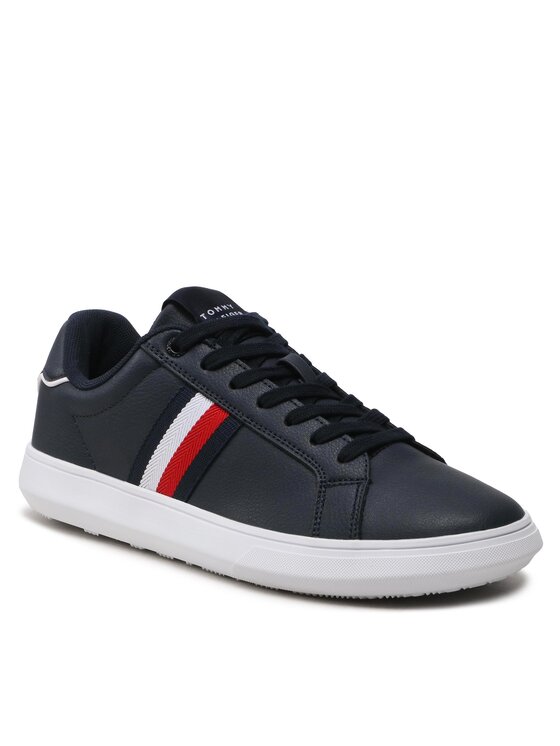 Tommy Hilfiger Sneakers Corporate Leather Cup Stripes FM0FM04732