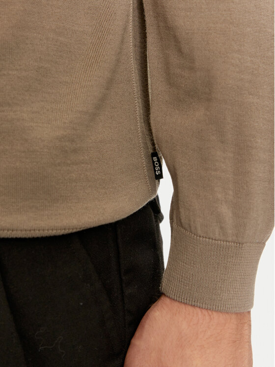 BOSS BOSS Dolčevita Musso-P 50468262 Smeđa Slim Fit
