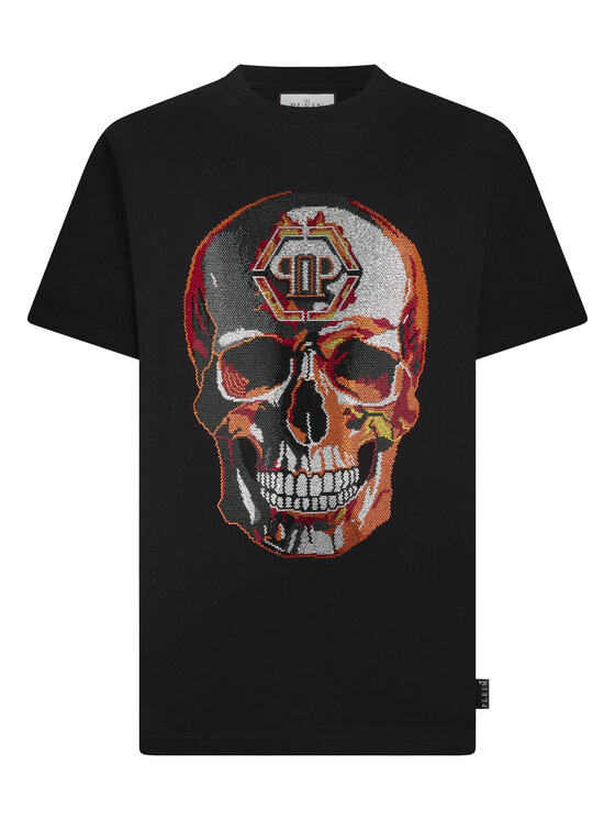 PHILIPP PLEIN PHILIPP PLEIN T-Shirt 29024 Czarny Regular Fit