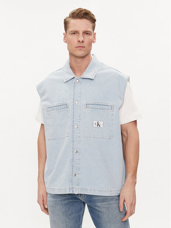 Calvin Klein Jeans Calvin Klein Jeans Weste J30J325309 Blau Regular Fit