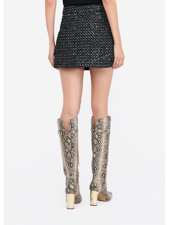 Liu Jo Liu Jo Minigonna UF5146D026722222 Nero Regular Fit