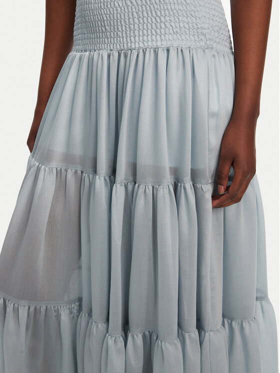 Eleh Eleh Abito da sera ESS250137 Celeste Regular Fit