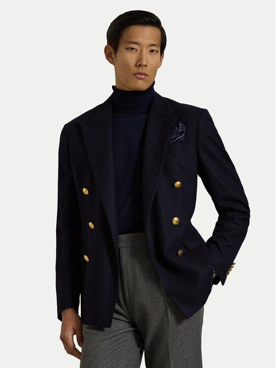 Polo Ralph Lauren Polo Ralph Lauren Rollkragenpullover 710946145001 Dunkelblau Regular Fit