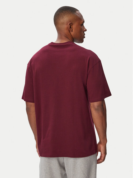 adidas adidas Póló Trefoil Essentials Loose KV3139 Bordó Regular Fit