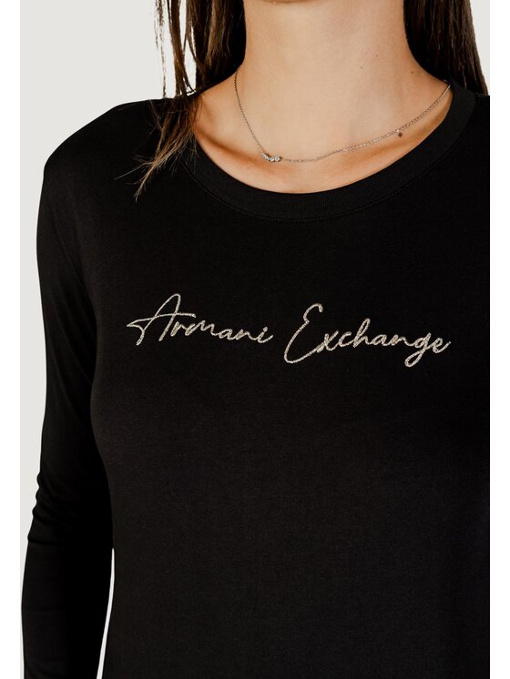 Armani Exchange Armani Exchange T-shirt XW001456 AF10356 Nero Casual Fit