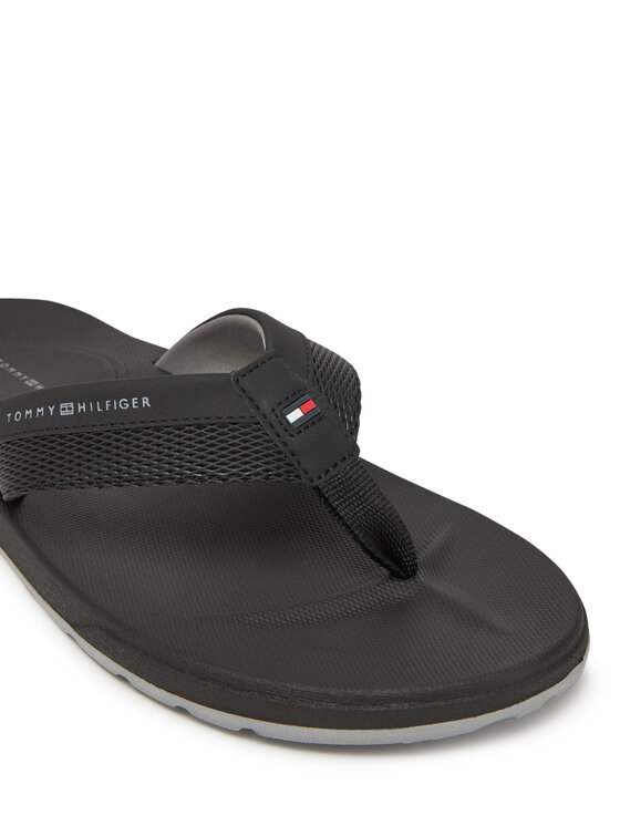 Tommy Hilfiger Tommy Hilfiger Σαγιονάρες Molded Hilfiger Beach Sandal FM0FM05361 Μαύρο
