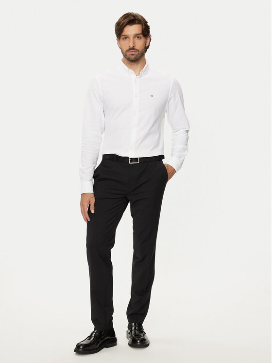 Calvin Klein Calvin Klein Πουκάμισο K10K113311 Λευκό Regular Fit