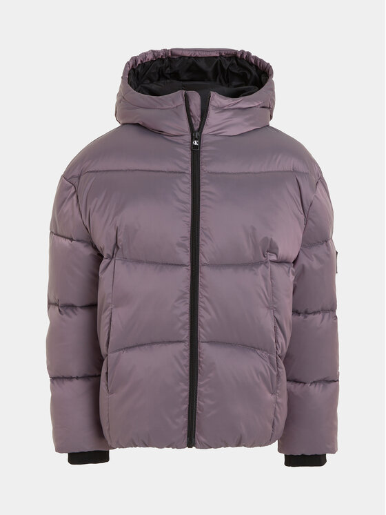 Calvin Klein Jeans Calvin Klein Jeans Пухено яке Hyper Two Tone IB0IB01818 Виолетов Regular Fit
