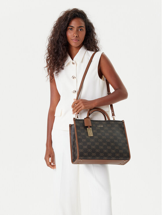 Liu Jo Torebka Ecs M Tote AF5206 E0668 Brązowy