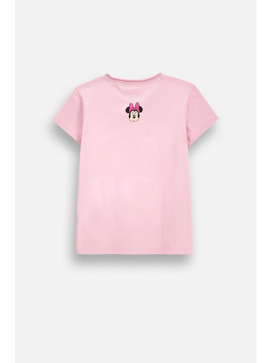 Coccodrillo Coccodrillo T-Shirt ZC6143201LGD-007 Różowy Regular Fit
