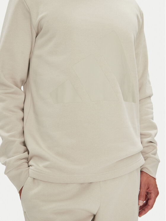 adidas adidas Dres Big Logo Fleece Colorblock JX5572 Beżowy Regular Fit