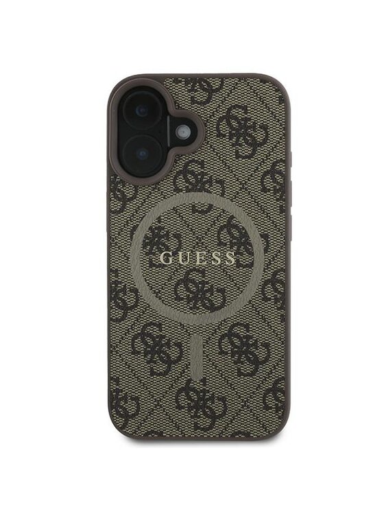Guess Guess Etui na telefon Apple iPhone 16 Plus Brązowy