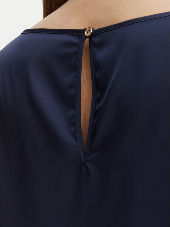 Rinascimento Rinascimento Bluza CFC0127880003 Mornarsko modra Regular Fit