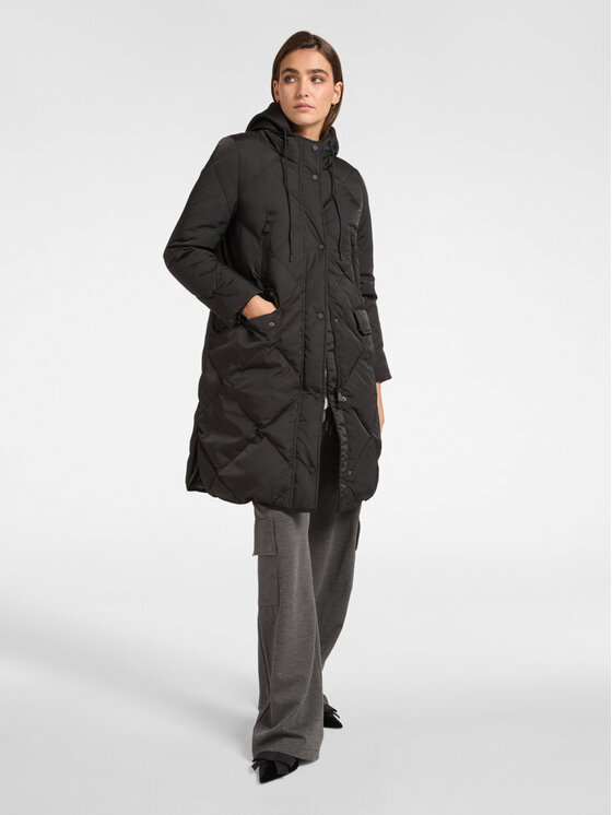 Elena Mirò Elena Mirò Giubbotto piumino F891P000144N033 Nero Regular Fit