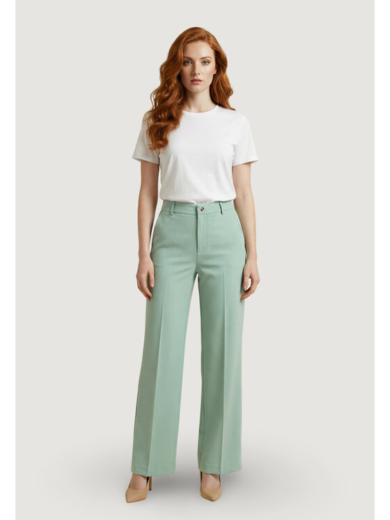 Artigli Artigli Pantaloni palazzo ACPA004655 Verde Fluid Fit