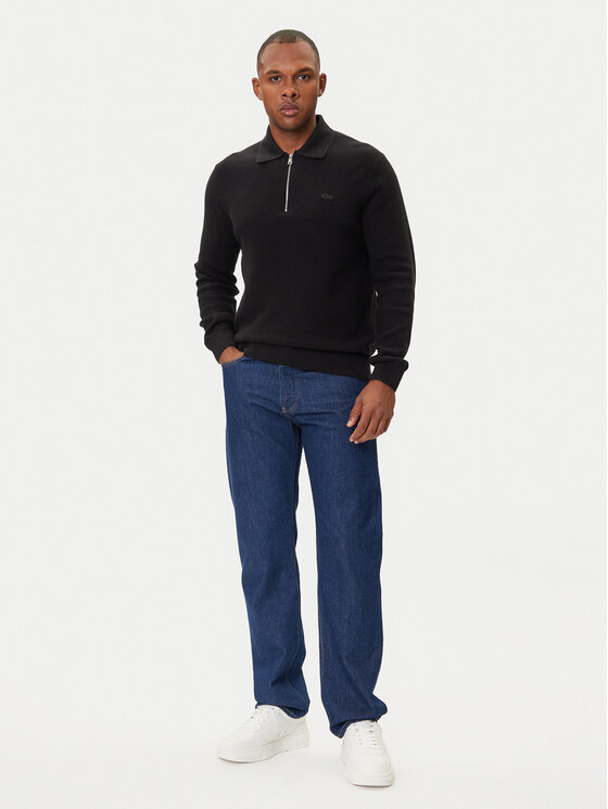 Lacoste Lacoste Sveter AH5187 Čierna Regular Fit