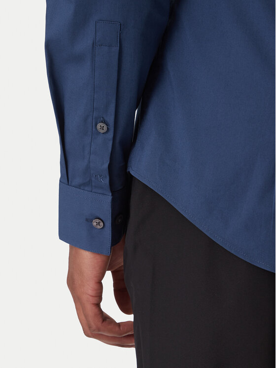 Calvin Klein Calvin Klein Srajca Essentials LV019EU037 Siva Slim Fit