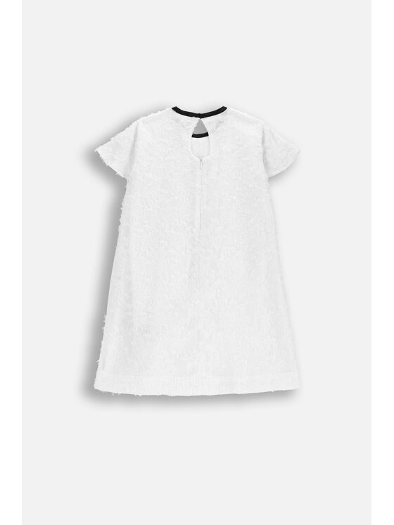Coccodrillo Coccodrillo Elegantní šaty WC6128203EJG-001 Bílá Regular Fit