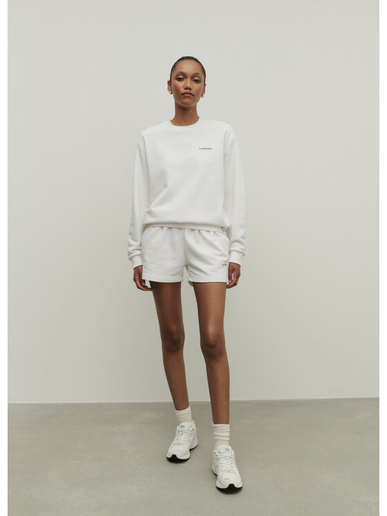 La Mania La Mania Mikina BRUX 3 Bílá Classic Fit
