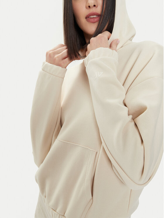 4F 4F Μπλούζα 4FWSS24TSWSF1057 Εκρού Regular Fit