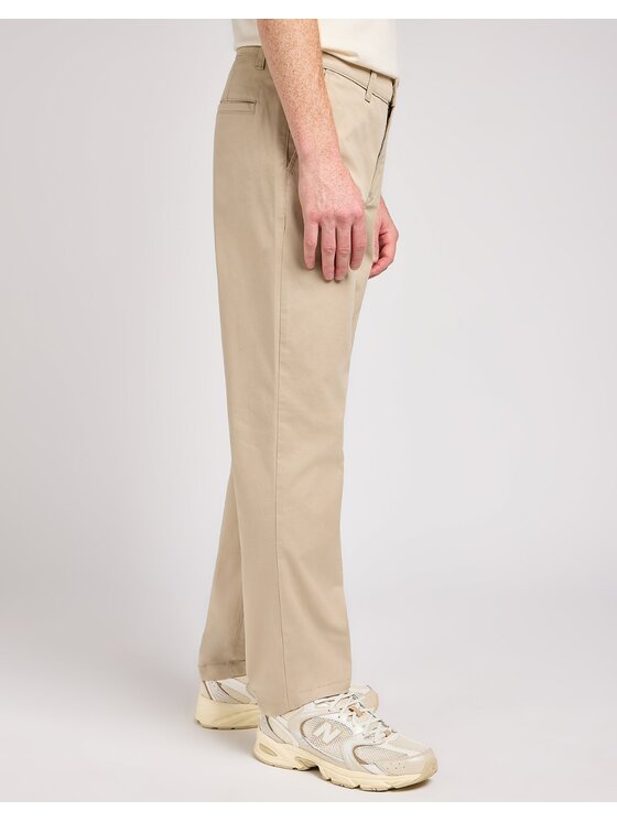 Lee Lee Chinosy Regular Chino Beżowy Chino Fit
