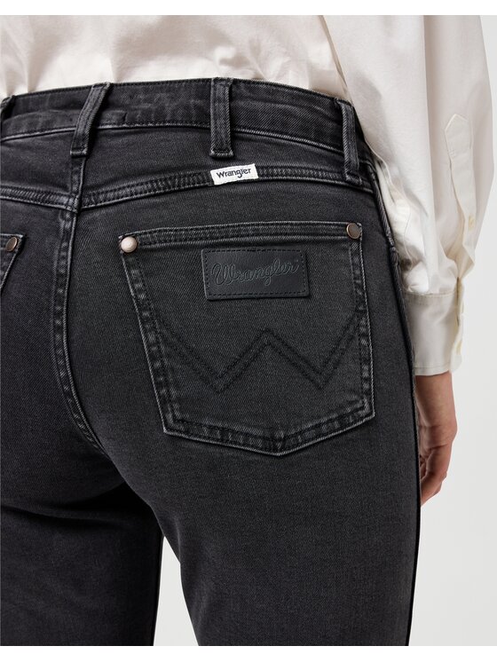 Wrangler Wrangler Jeansy Sienna Czarny Skinny Fit
