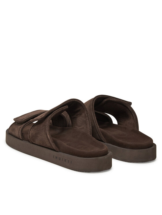 Inuikii Inuikii Klapki Suede Double Band 50102-510 Brązowy