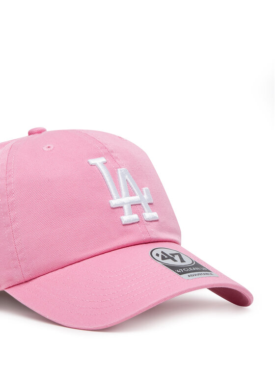 47 Brand 47 Brand Шапка с козирка MLB Los Angeles Dodgers '47 CLEAN UP B-RGW12GWS Розов