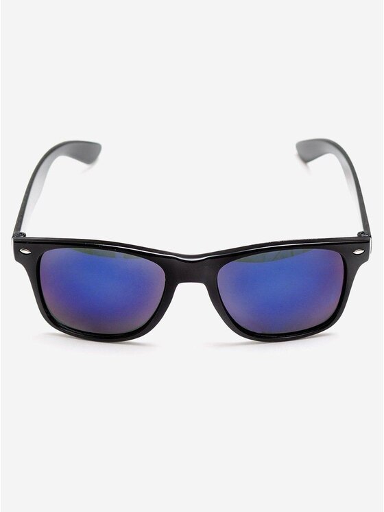 Jigga Wear Jigga Wear Okulary przeciwsłoneczne Okulary Przeciwsłoneczne Czarne / Fioletowe Lustro Jigga Wear Name Wayfarer uni Czarny