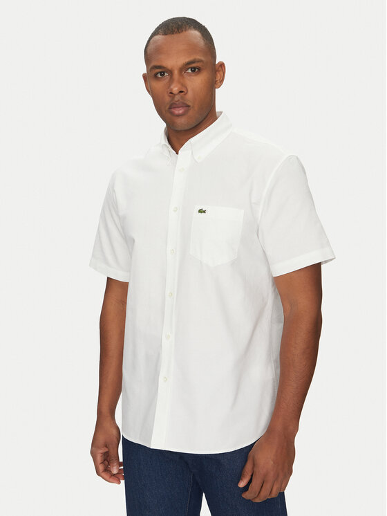 Lacoste Lacoste Košile CH1917 Bílá Regular Fit