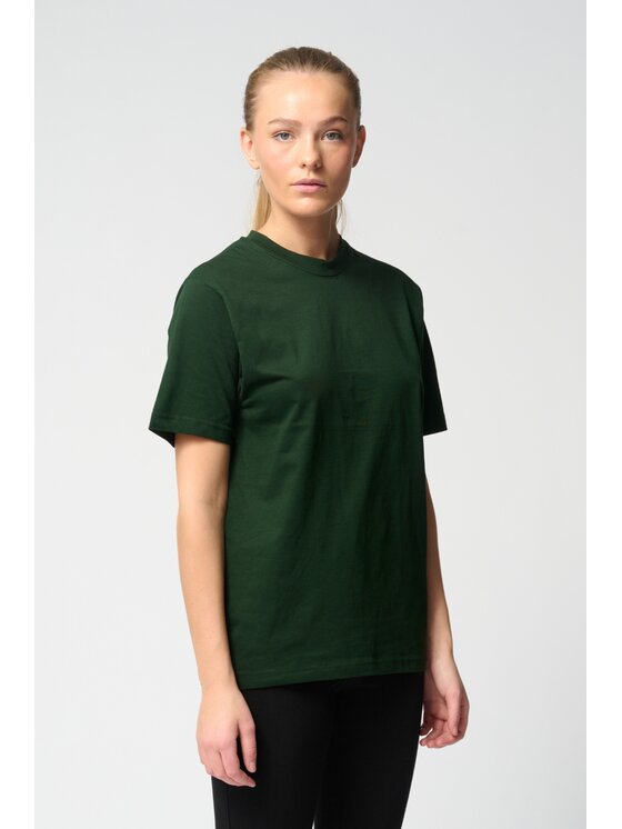 TeeShoppen TeeShoppen T-Shirt 'Oversized Collection' Zielony Oversize