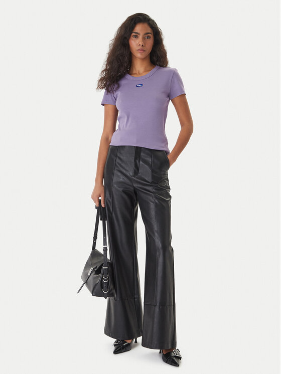 HUGO HUGO T-shirt Easy 50523924 Viola Slim Fit