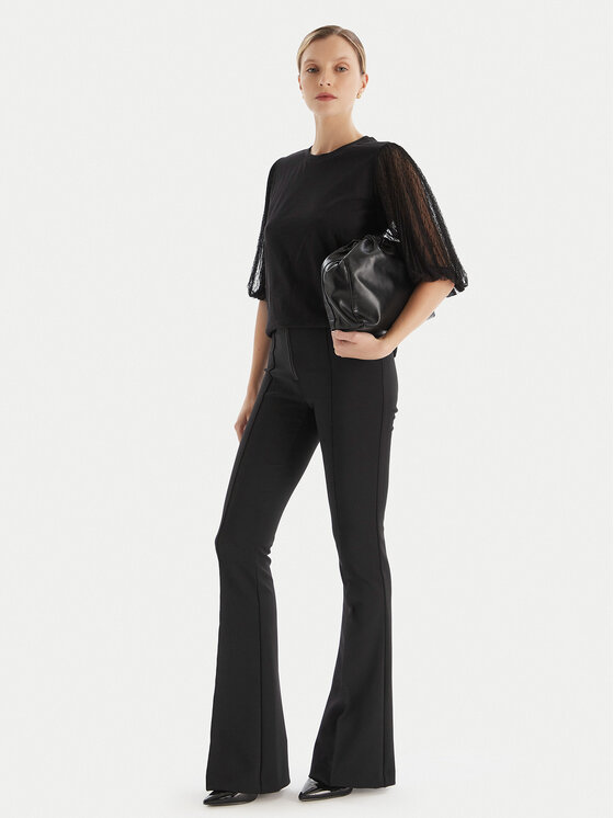 TWINSET TWINSET Blúz 252TT2310 Fekete Regular Fit