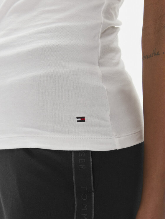 Tommy Hilfiger Tommy Hilfiger Комплект 2 блузи без ръкави UW0UW04891 Сив Slim Fit