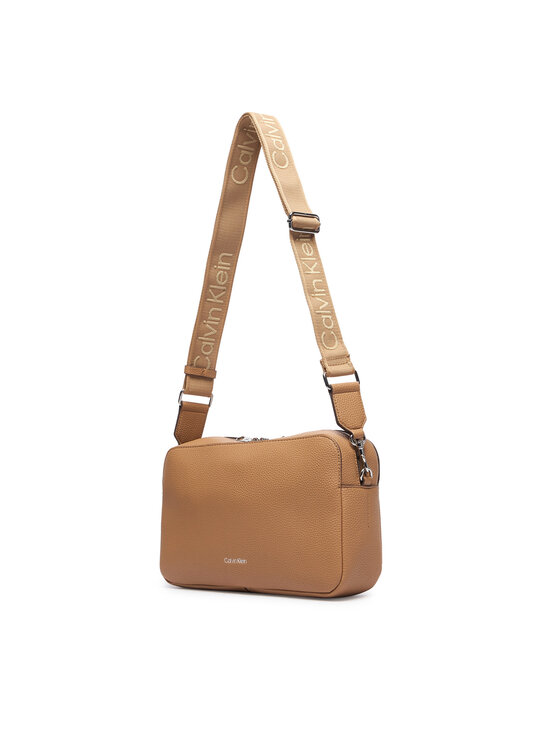 Calvin Klein Calvin Klein Soma Webbing 2X Strap Lg Camera Bag LV04F3642G Bēšs