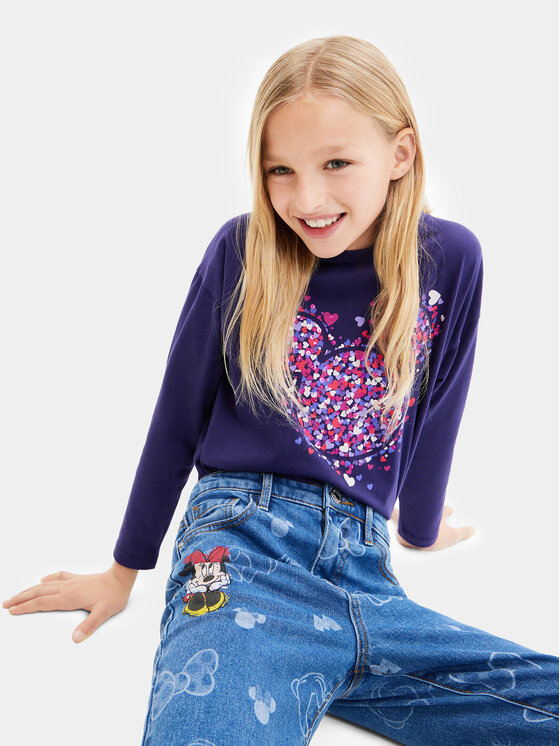 Desigual Desigual Blugi 23WGDD07 Albastru Regular Fit