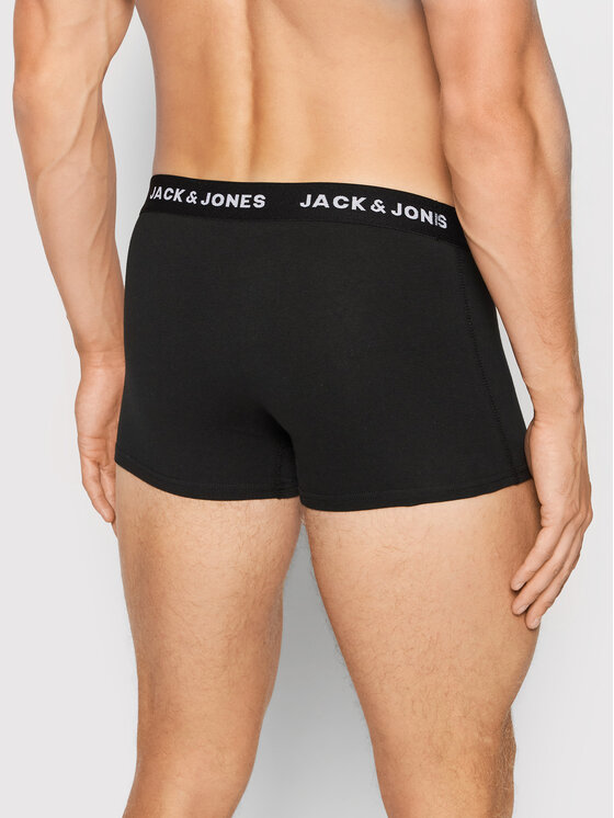 Jack&Jones Jack&Jones Комплект 5 чифта боксери Chuey 12142342 Черен